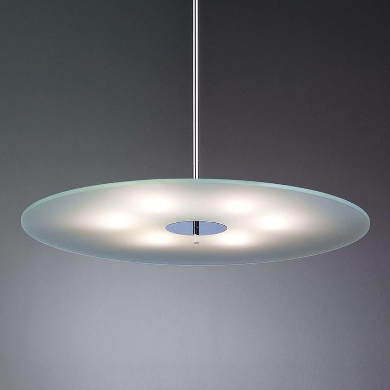 TECNOLUMEN SUSPENSION EN VERRE DE 70 CM DE HANS PRZYREMBEL