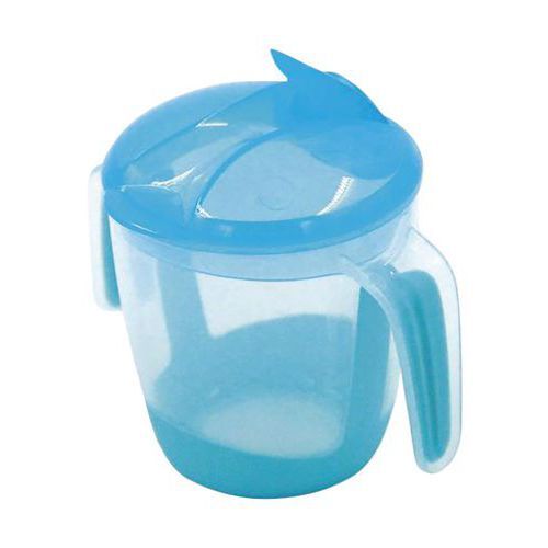 TASSES À ANSES ET BEC REPLIABLE 22 CL - POLYP. - BLEU - PLASTOREX