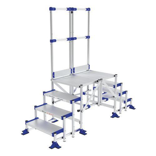 PASSERELLE MECA MODUL 4 MARCHES LG 05M - GARDE-CORPSX1 - TUBESCA-COMABI