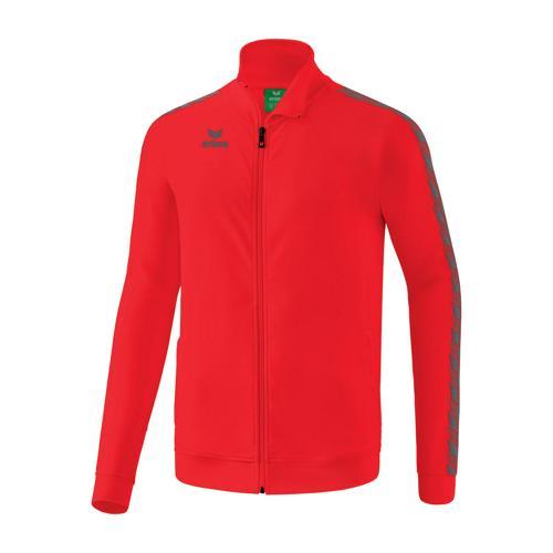 VESTE DE SURVÊTEMENT ENFANT - ERIMA - TRACKTOP ESSENTIAL TEAM ROUGE/GREY