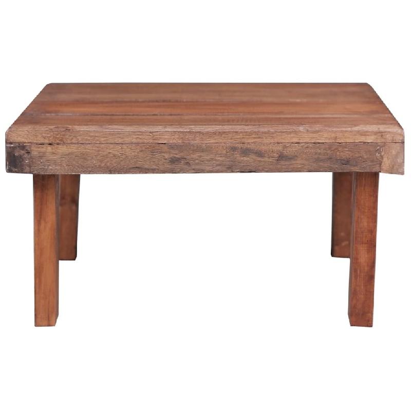 VidaXL Table basse 60x45x23 cm bois d'acajou massif Modèle Atlas Infinite Design - 283918_0