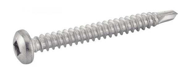 VIS AUTOPERCEUSE TÊTE CYLINDRIQUE BOMBÉE CARRÉE A2 DIN 7504 M 4,8X38 BOÎTE DE 200 - ACTON - 624314,8X38
