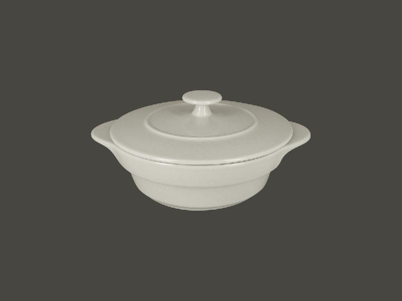 COCOTTE ROND BLANC PORCELAINE Ø 16 CM CHEFS FUSION RAK