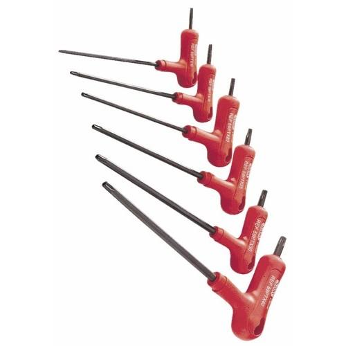 6 CLÉS TORX SUR POIGNÉE, T10 À T40, 66PTXJ6 SAM OUTILLAGE