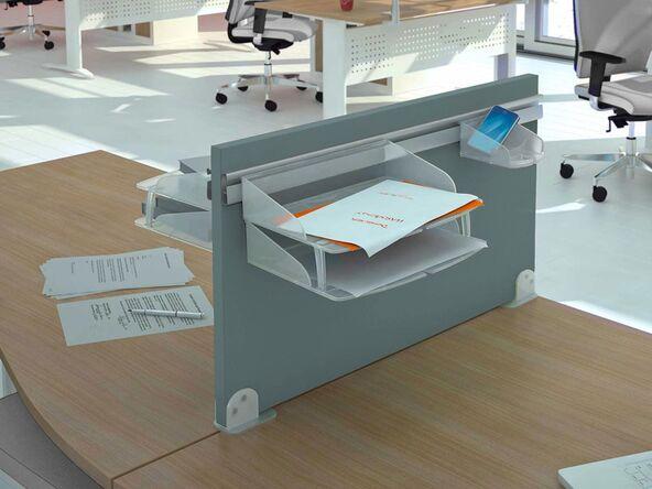 Panneau latéral en tissu phonique pour bureaux SPLC - 80cm x 44cm x 2.5cm - Structure en bois_0