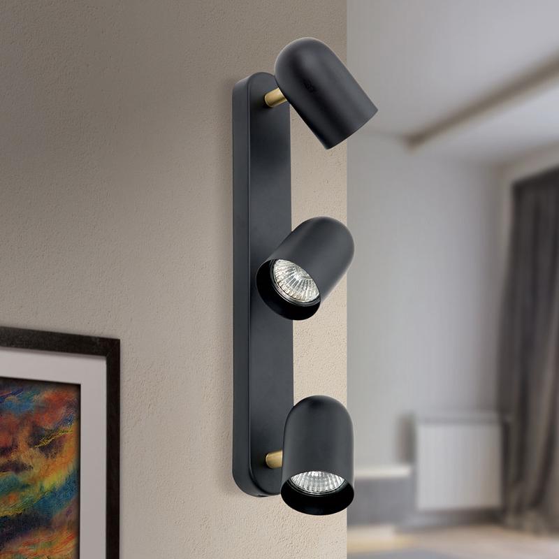 ORION APPLIQUE BRADLEY À 3 LAMPES, INCLINABLE