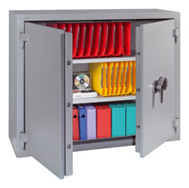 ARMOIRE FORTE DOUBLE PAROI IGNIFUGÉE HARTMANN 400 LITRES SERRURE ÉLECTRONIQUE