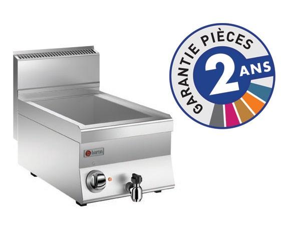 Bain-marie électrique professionnel - 1 bac GN 1/1 - Gamme 650 - Baron 60BME400 - Inox AISI 304 - Température réglable 30-90°C_0