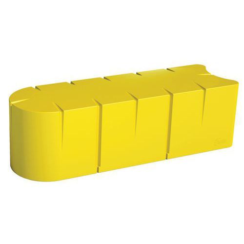 BANQUETTE CONNEXIO 4 PLACES 1412 CM - JAUNE RAL 1016 - MANUTAN EXPERT