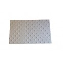 Bande d'éveil de vigilance en caoutchouc gris - pré-adhésivée - 800x420 mm - norme AFNOR NF P 98-351_0