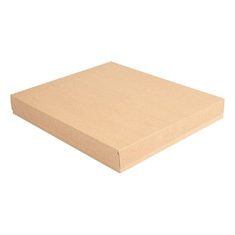 Boite traiteur The Pack carton ondulé nano micro naturel 32x27x4,5cm - par 150_0