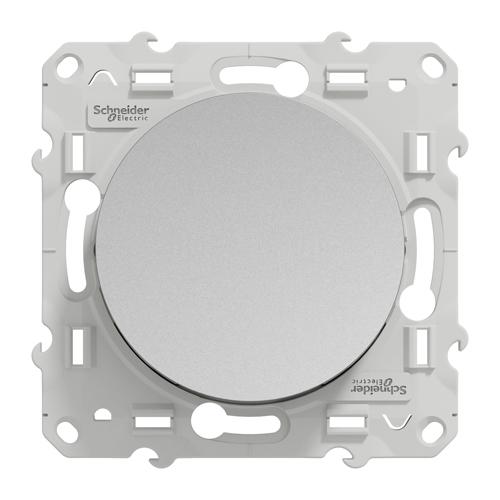 BOUTON-POUSSOIR ODACE 10A À VIS ALUMINIUM 50/60 HZ - SCHNEIDER ELECTRIC - S530206