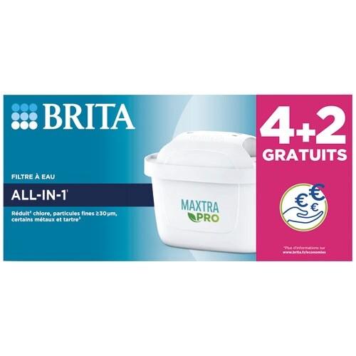BRITA Pack 4 cartouches + 2 offertes - Maxtra Pro All-in-1 - 035-1229829_0