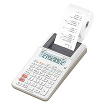 CALCULATRICE IMPRIMANTE CASIO HR-8RCE BLANCHE