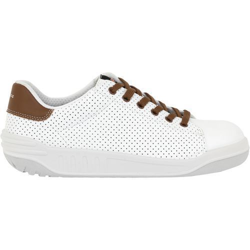 CHAUSSURES DE SÉCURITÉ BASSES JOPPA BLANC/COGNAC S1P PT47 - PARADE