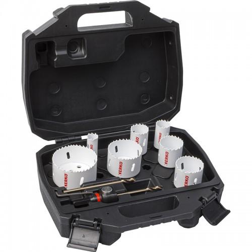 COFFRET 7 TRÉPANS BIMÉTAL AU COBALT - 20 À 76MM - SÉRIE 42 ERKO