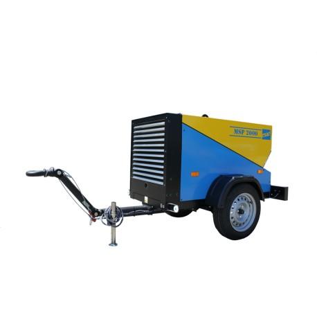 Compresseur mobile 2,5 m3/min 7 bar MAC3 - MSP2500 - fabrication française - motorisation Kubota D1105_0