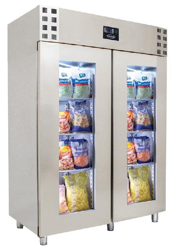 Congélateur professionnel en inox - 1 porte vitrée - Mono block 700 litres - Réf. 7489.5030_0