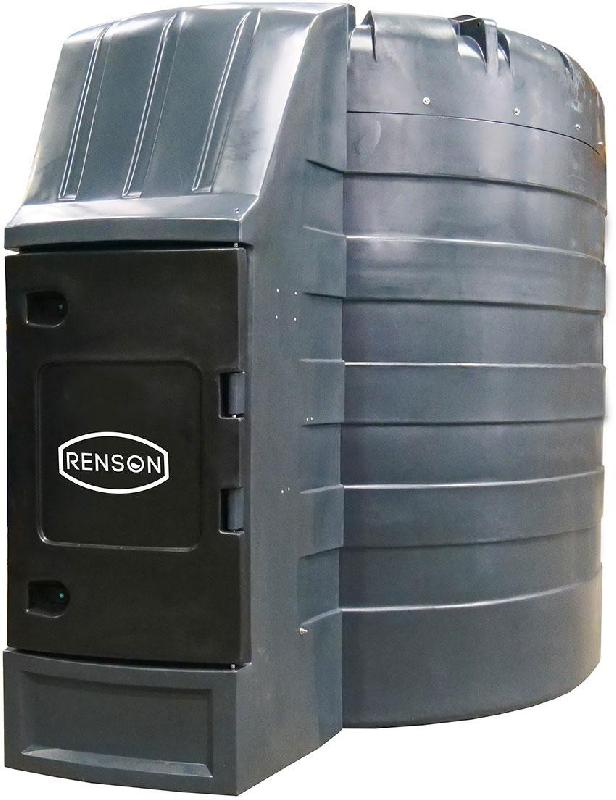 Cuve stockage fuel PEMD 10 000 litres avec armoire intégrée pompe 80 l/min - RENSON - 812172_0