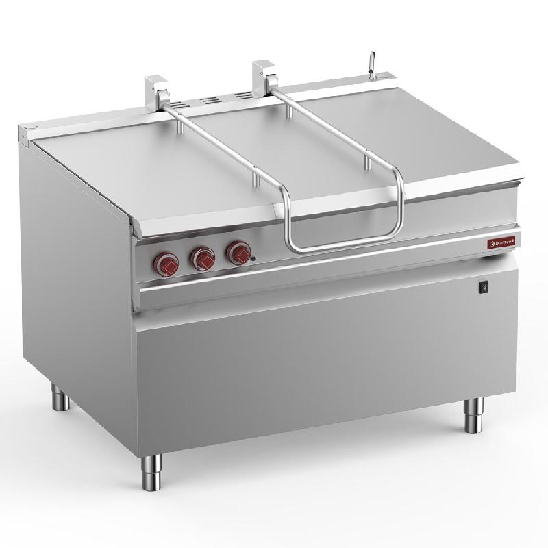 Diamond - Sauteuse basculante électrique, cuve inox 120 lit. Sur meuble - réf. E9/BRI12-N - gris inox AKS-E9/BRI12-N_0