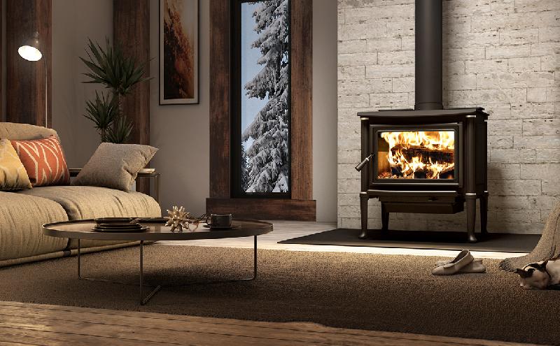 Eb00045 - Harmony 2.3 poêle à bois en acier avec style fonte - Enerzone_0