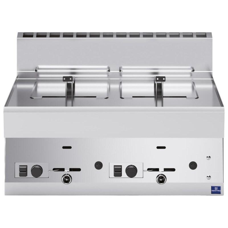 Friteuse gaz de table, 8+8 litres 700x650x300 mm - VIRTUS - 4068875004116_0