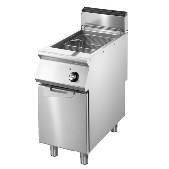 Friteuse gaz sur meuble inox commandes mécaniques avec cuve 21 l pu... - PVS9040FRG21VL_0