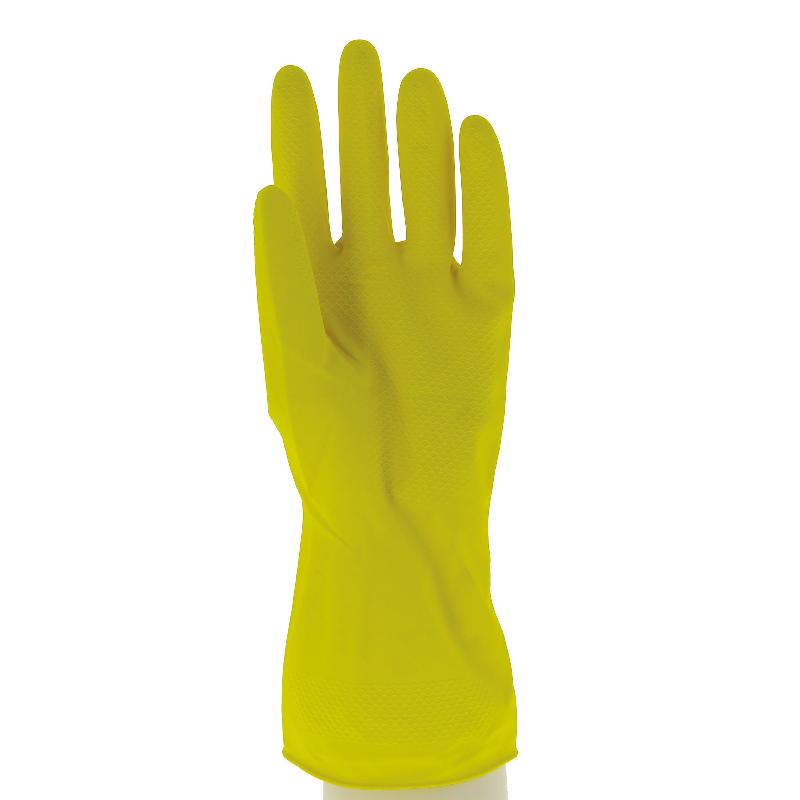 Gants ménage latex / floqués coton - 971020/XL_0