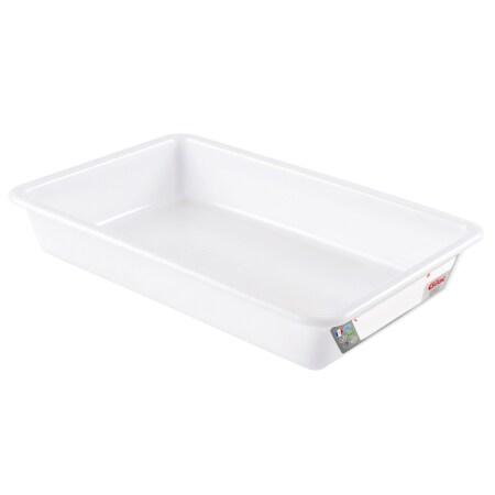 GASTROLAND Bac plat HACCP GILAC 3 Litres - Blanc - blanc 3701666000256_0