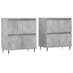 Helloshop26 - Buffet bahut commode armoire meuble de rangement organisateur cuisine salle de séjour salons lot de 2 bois 02_0036872 - 3000213096781_0