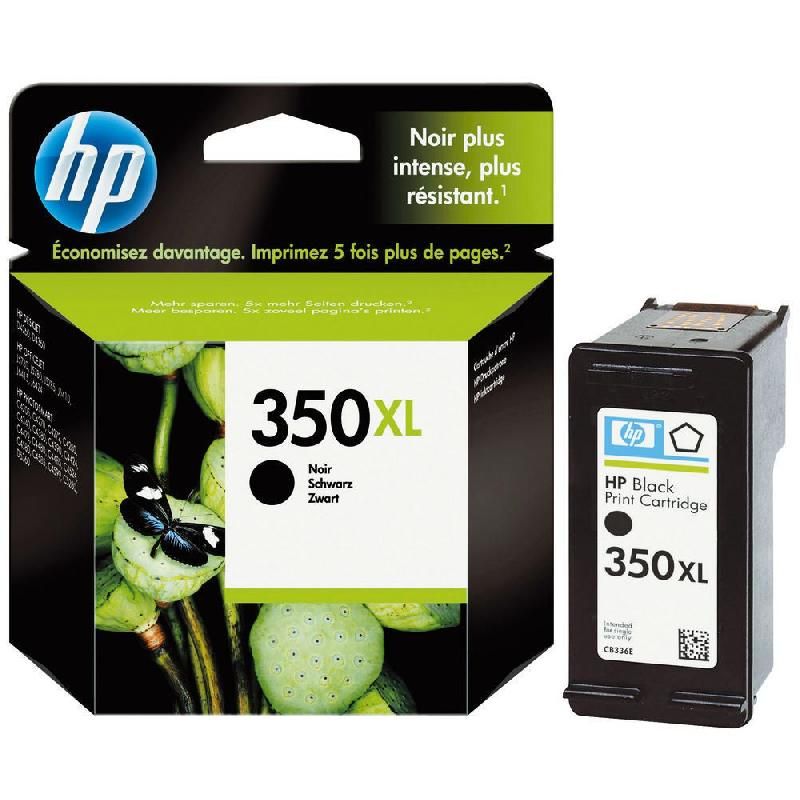 HEWLETT PACKARD CARTOUCHE D'ENCRE 350XL (CB336EE) - GRANDE CAPACITÉ - COULEUR: NOIR