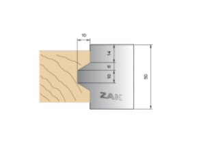 JEU DE 2 FERS ZAK531874 HAUTEUR 50MM