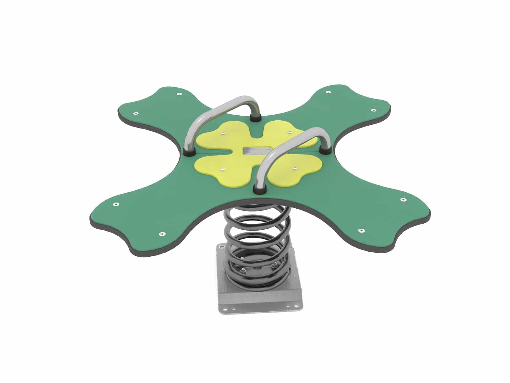 Jeux sur ressort - Trèfle LD1CR1800 - Capacité 4 personnes - Hauteur de chute < 60 cm_0
