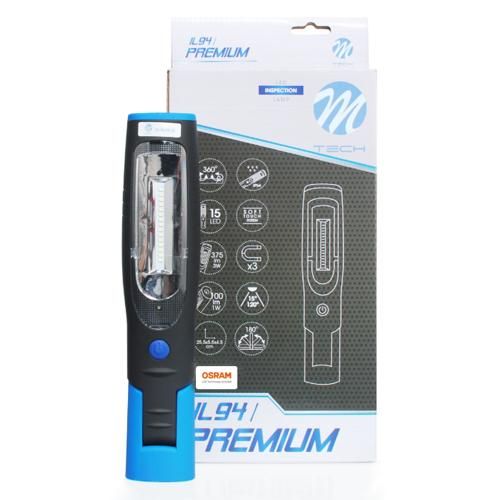 Lampe d'inspection premium 15 SMD + 1 HP - Étanche IP54 - Diodes OSRAM Opto Semiconductors_0