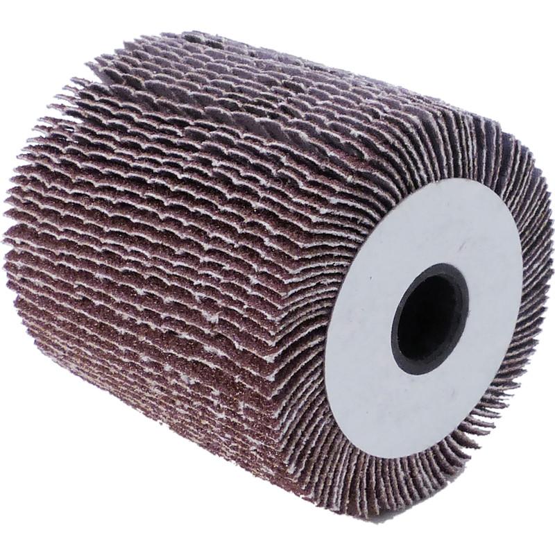 LOT DE 2 BROSSES À LAMELLES ABRASIVES PEUGEOT Ø120X100MM GRAIN 40