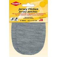 LOT DE 6 - PATCH THERMOCOLLANT JERSEY, BLEU FONCÉ
