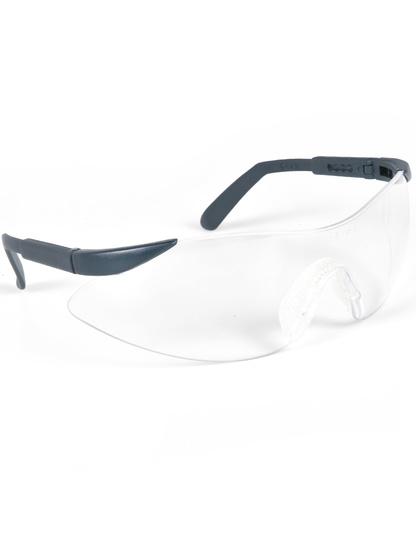 Lunettes de chantier - Branches réglables - Oculaire incolore antibuée - Design moderne_0