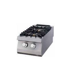 Maxima Premium cuisinière à gaz - 2 brûleurs - unité simple - profondeur 90 cm - inox - 3701117759221_0