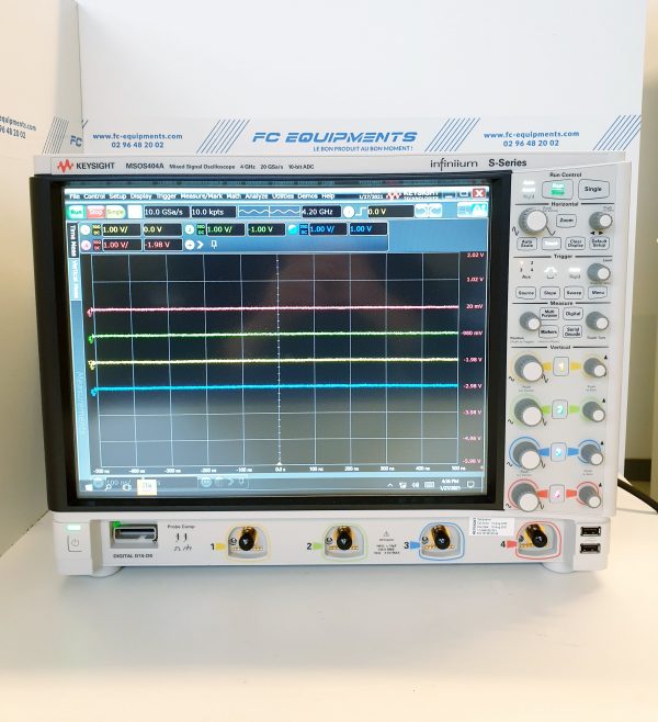 Msos404a - Oscilloscope numérique haute définition - Keysight Technologies (Agilent / HP) - 4 GHz - 4 voies analogiques - 16 voies numériques_0