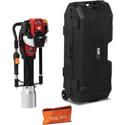 MSW - MSW Enfonce-Pieu à Essence 870 W, 1,3 Nm, 25-50 J, Ø 120 mm max., Démarreur à tirette Pilon à Poteau Thermique Enfonce-Piquet pour - 406285_0