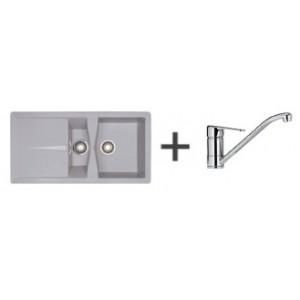 PACK EVIER 1 CUVE 1/2 MÉTÉOR FRADURA MTD651 + MITIGEUR À BEC GARY FRANKÉ