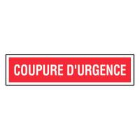 PANNEAU COUPURE D'URGENCE