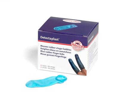 PANSEMENT DOIGTIER CAOUTCHOUC DÉTECTABLE TAILLE M 25 PIÈCES