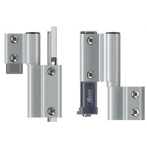 PAUMELLES RÉVERSIBLES GALICUBE 150 KG POUR PROFILS EUROPÉENS - PAR 2 - 2100 FAPIM