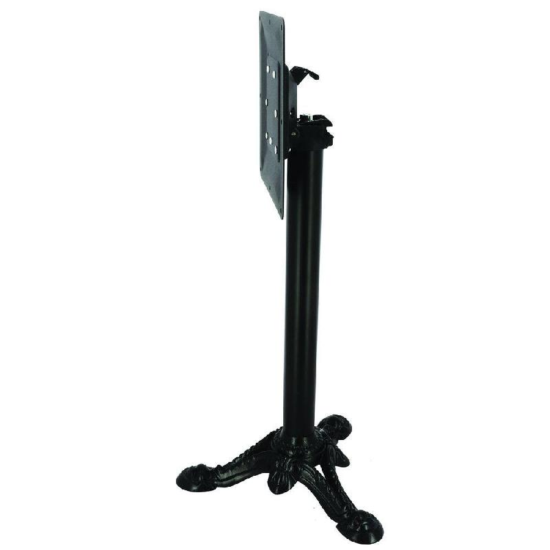Piètement pliant Bistrot Ht73 base fonte noire table intérieure 60x60,Ø70cm maxi_0