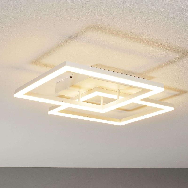 FABAS LUCE PLAFONNIER LED MODERNE BARD EN BLANC