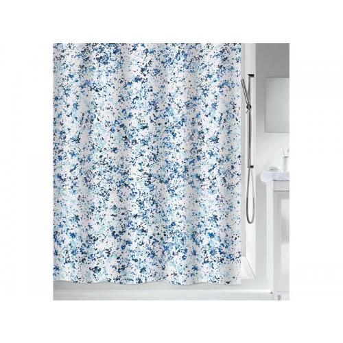 RIDEAU DE DOUCHE - BLEU - 180X200 - VISION SPIRELLA