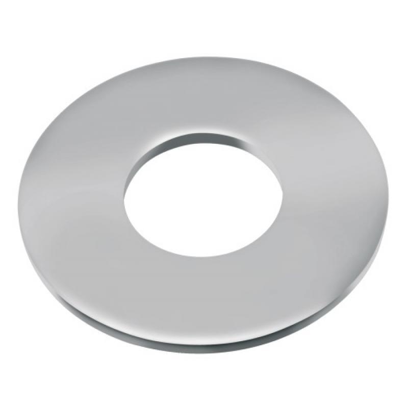 Lot De 50 Rondelles Plates Chromées 5/16 - Acier Inox 18-8, Diamètre Extérieur 3/4 Pouce