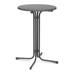 Royal Catering Mange debout table pliable pliant diamètre 70 cm gris - gris acier 3000196118982_0