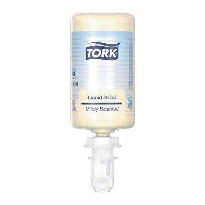 Savon liquide doux Tork Premium S4 1 L, lot de 6 cartouches, 424501_0